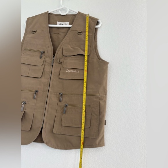 Men's Multiple Pockets Outdoor Fishing Vest Retro Durable Work - Picture 13 of 17